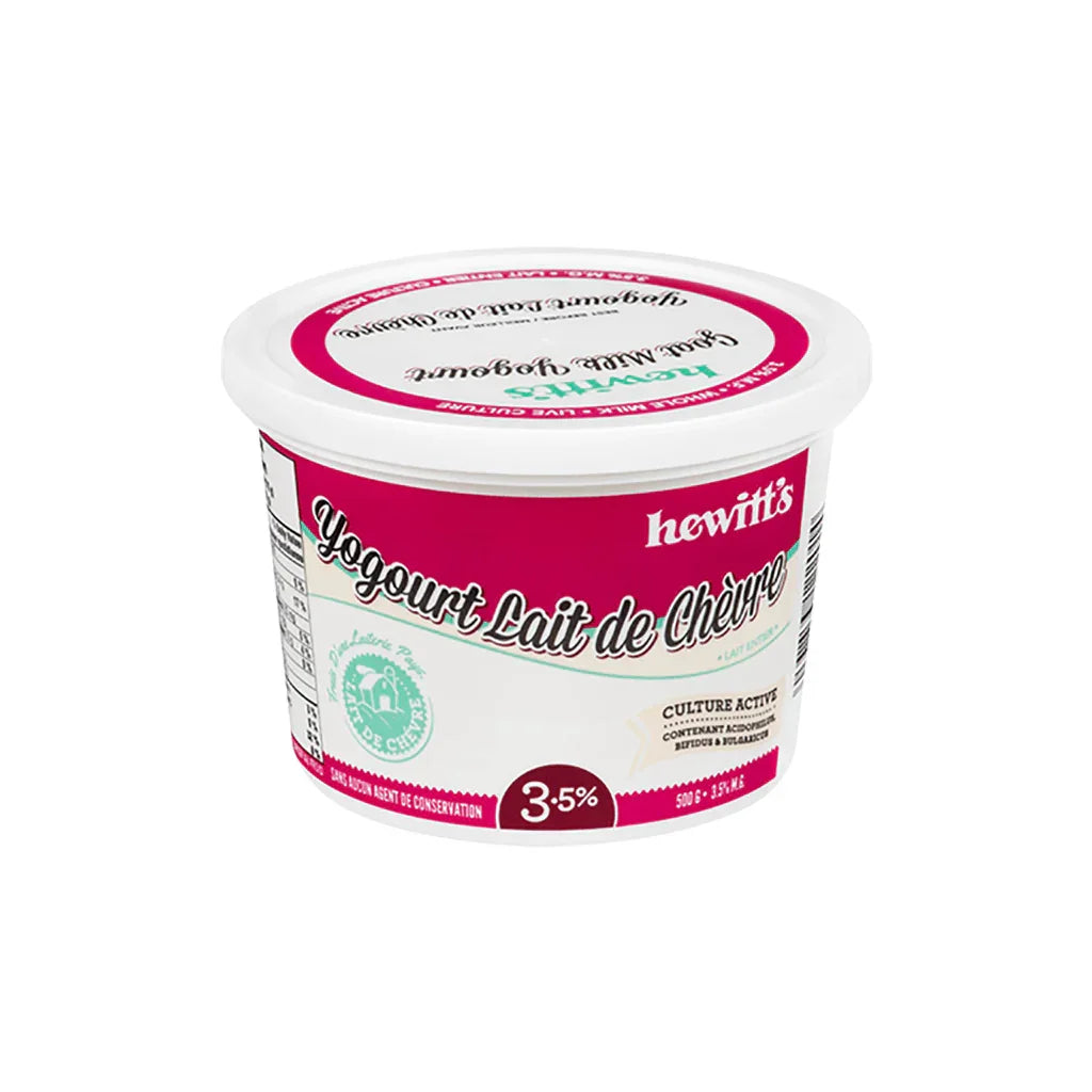 Plain Goat's Milk Yogurt 3.5% Hewitt's - La Boite à Grains