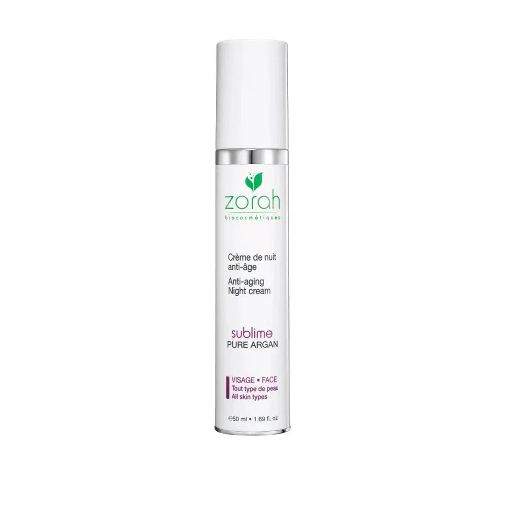 zorah biocosmetics sublime anti-aging night cream for face 50 ml - La Boite à Grains