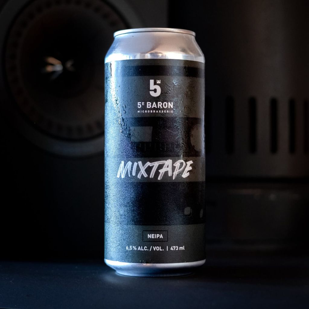 bière Mixtape noire NEIPA 5e Baron - La Boite à Grains