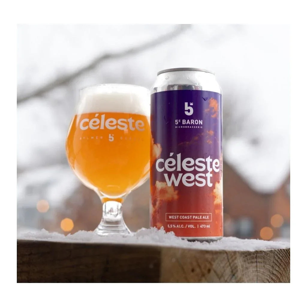 Céleste West 5th Baron beer - La Boite à Grains
