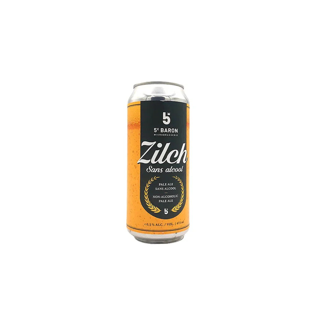 bière zilch pale ale sans alcool 5e Baron - La Boite à Grains