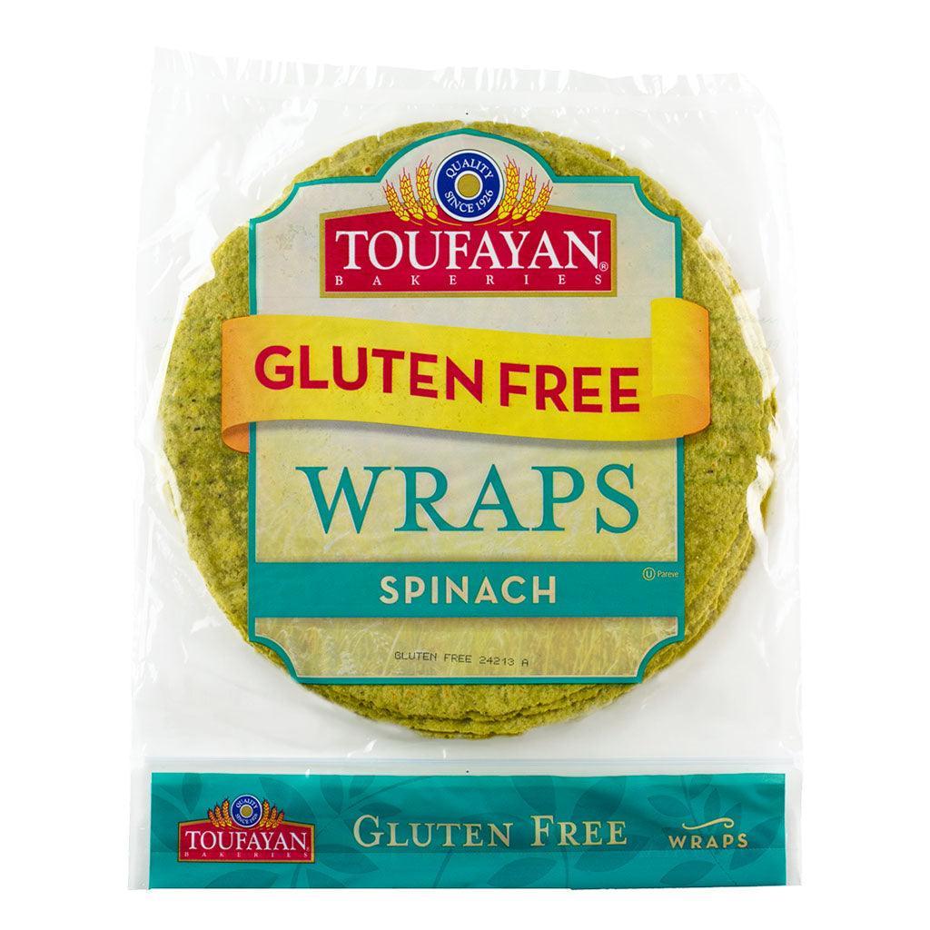 6 Wraps Sans Gluten Épinards Toufayan - La Boite à Grains