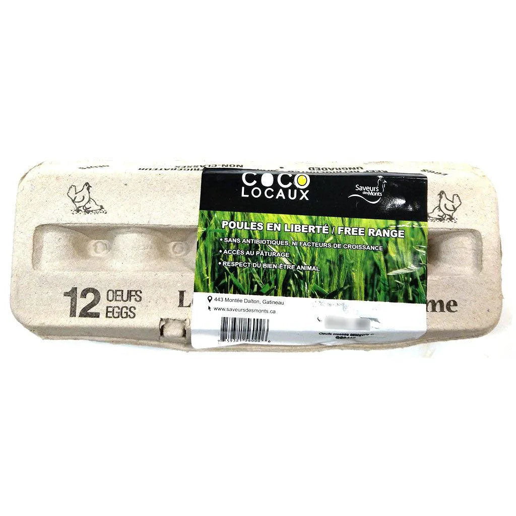 coco locaux oeufs de poule en liberté - La Boite à Grains