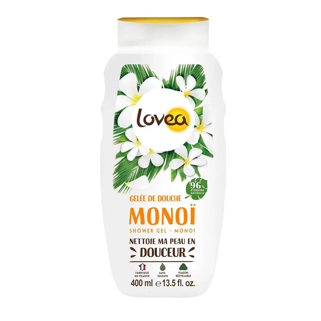 lovea gelée de douche monoï 400 ml - La Boite à Grains