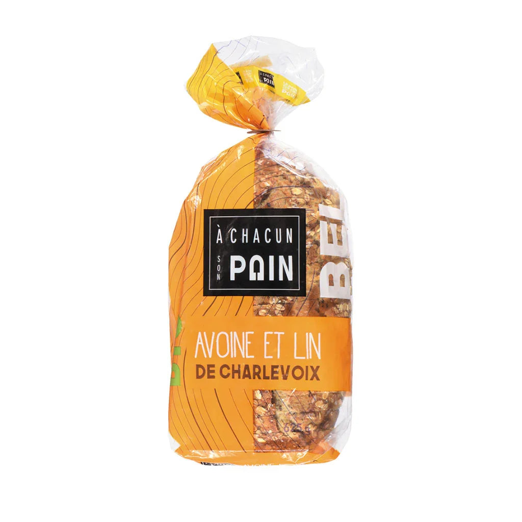Belgian oat and flax bread from Charlevoix To each their own bread - La Boite à Grains