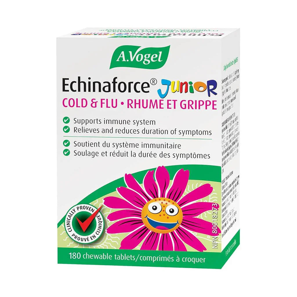 a.vogel echinaforce junior cold and flu 180 chewable tablets - La Boite à Grains