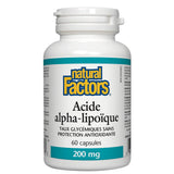 Natural Factors Alpha-Lipoic Acid - La Boite à Grains