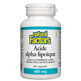 Natural Factors Alpha-Lipoic Acid - La Boite à Grains