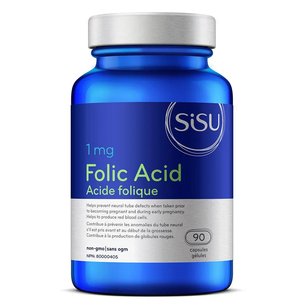 Acide folique 1 mg Sisu - La Boite à Grains