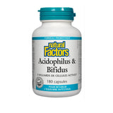 Acidophilus & Bifidus 5 Milliards Natural Factors - La Boite à Grains
