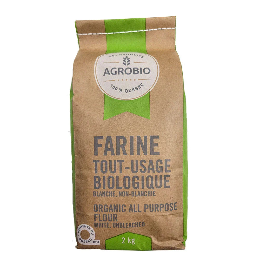 unbleached white organic all-purpose flour 2 kg - La Boite à Grains