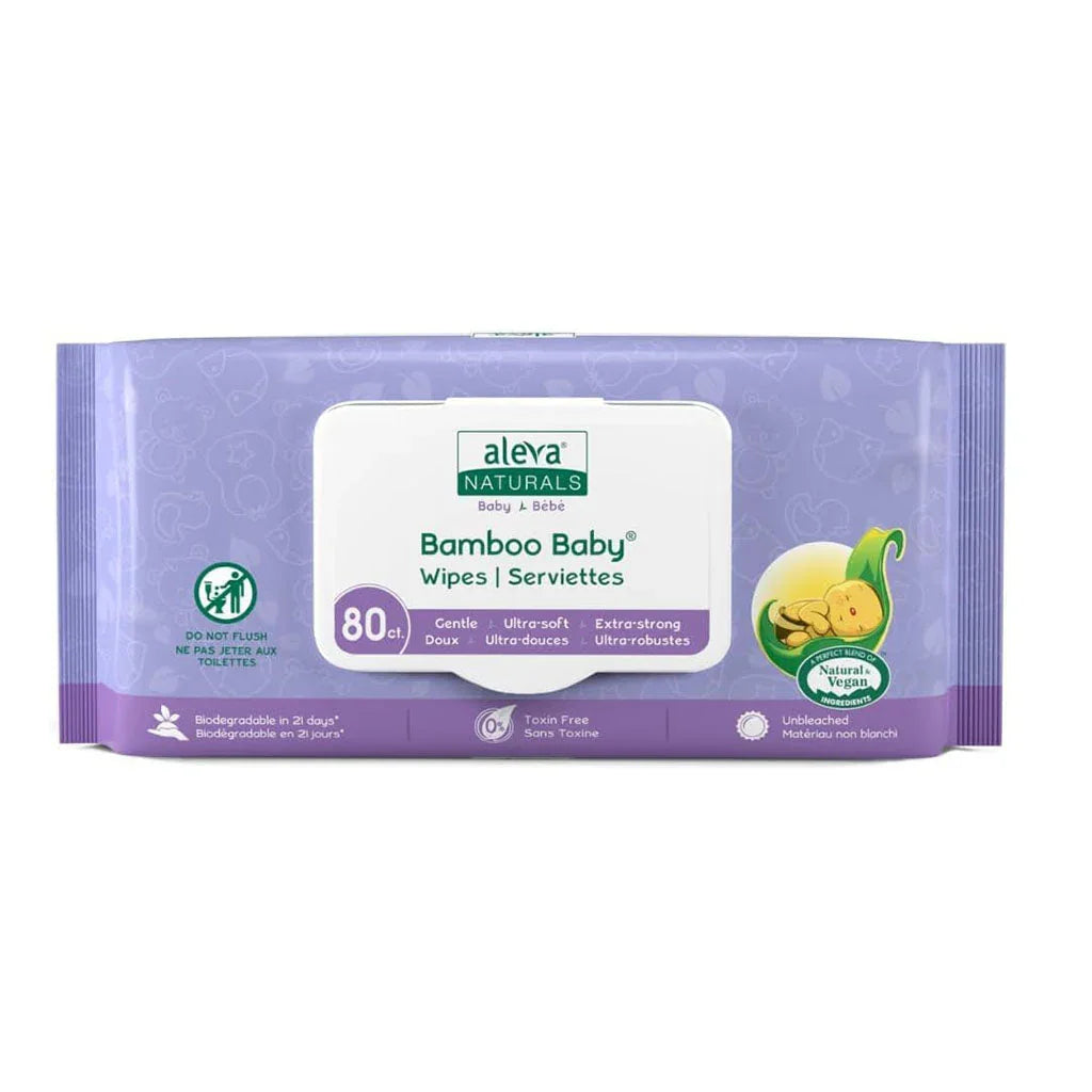 aleva naturals bamboo baby baby towels - La Boite à Grains