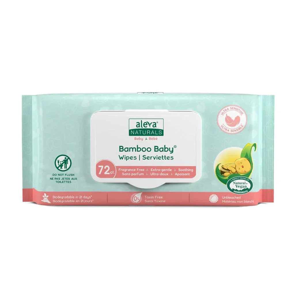 Aleva Naturals bamboo baby ultra sensitive towels - La Boite à Grains