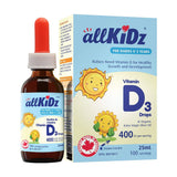 allKidz gouttes de vitamine D3 pour bébé - La Boite à Grains