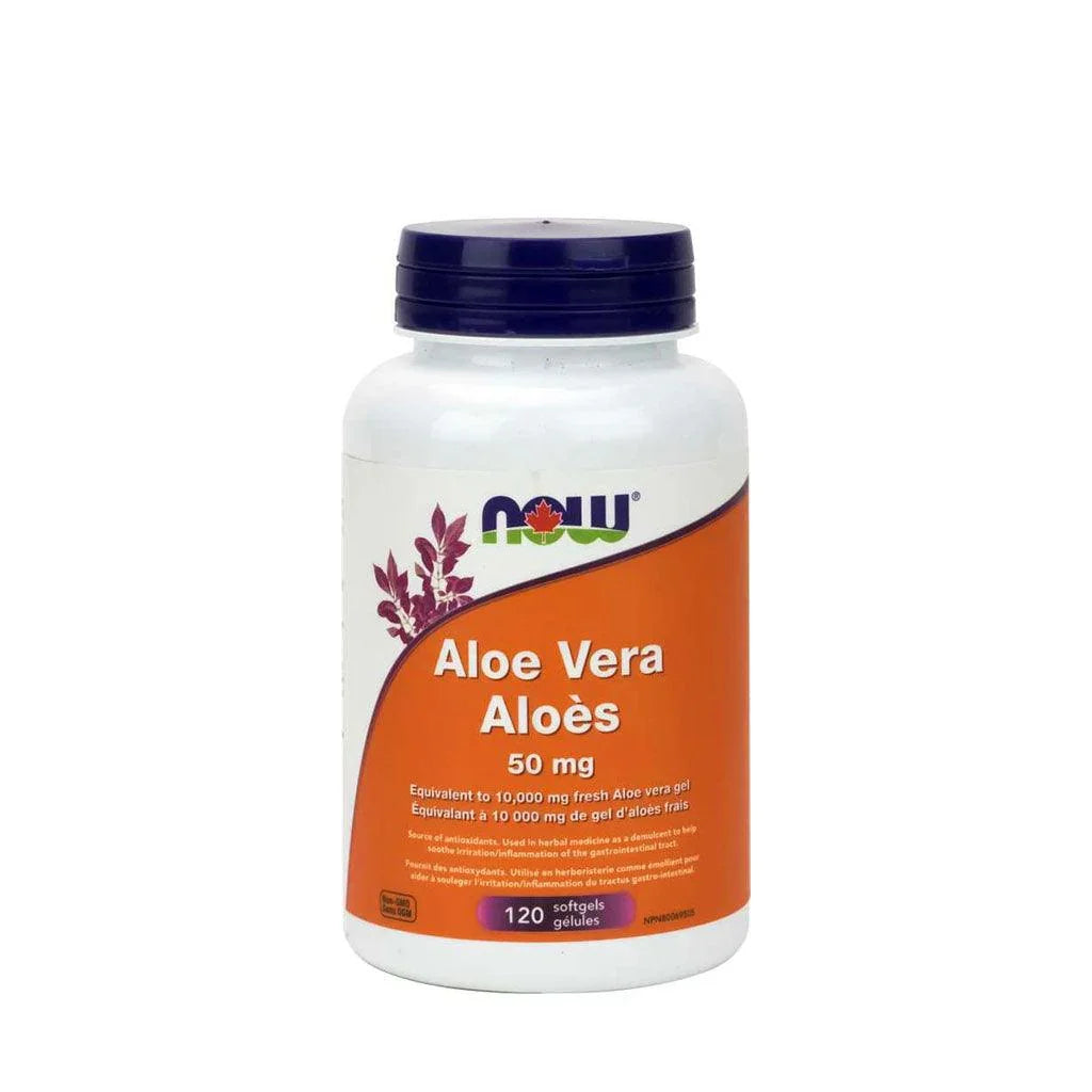 Aloe 50 mg Now - La Boite à Grains