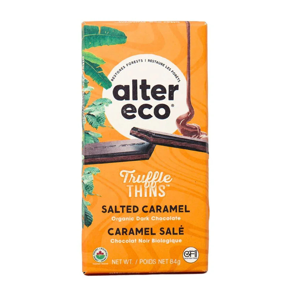 truffle thins caramel salé Alter Eco - La Boite à Grains