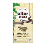 crème brûlée Truffle Thins Alter Eco - La Boite à Grains