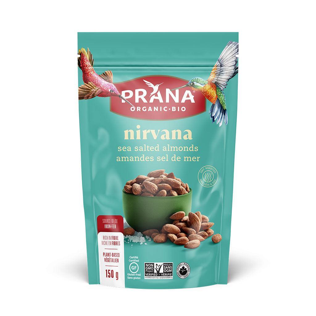 Almonds Sea Salt Nirvana Organic Prana - La Boite à Grains