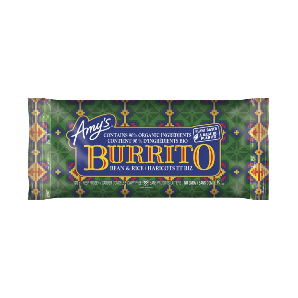 Amy's Bean and Rice Burrito - La Boite à Grains