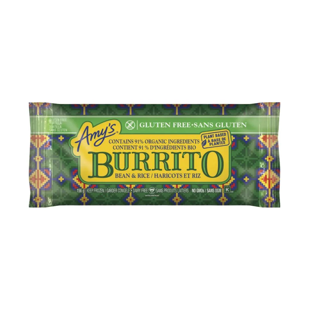 burrito haricot et riz Amy's - La Boite à Grains