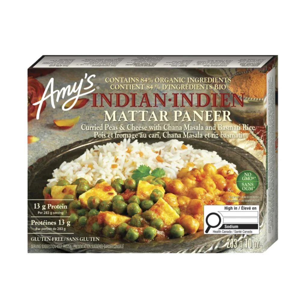 Mattar Paneer Amy's - La Boite à Grains