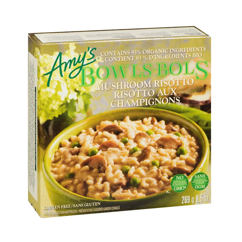 bol risotto aux champignons Amy's - La Boite à Grains