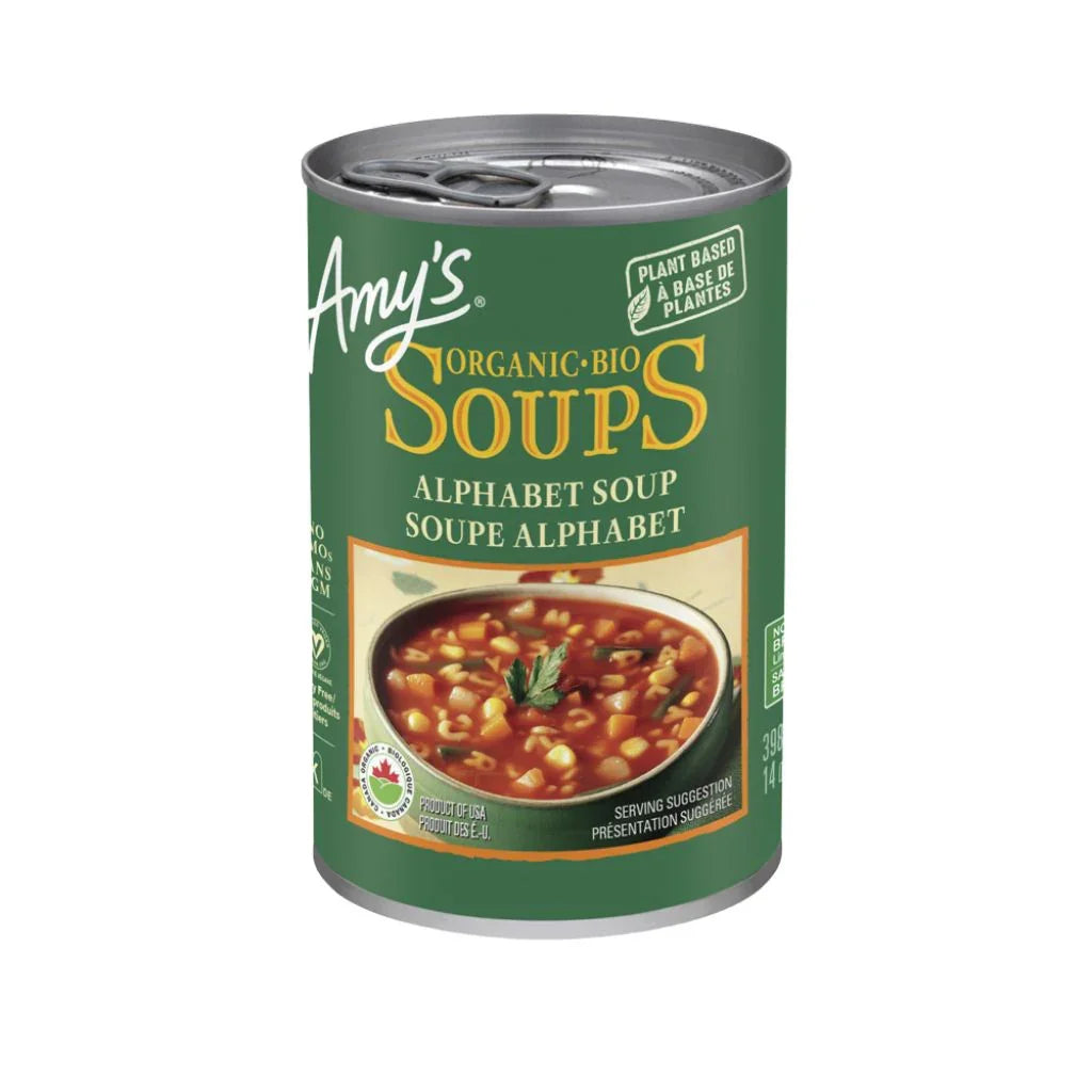 soupe Alphabet biologique Amy's - La Boite à Grains