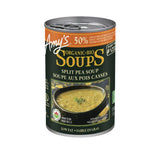 soupe aux pois cassés biologique faible en gras et en sodium Amy's - La Boite à Grains