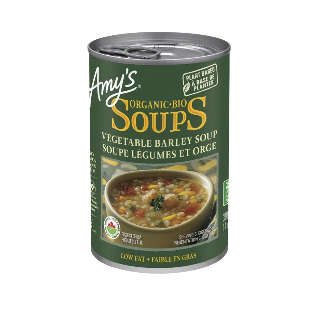 soupe aux légumes et orge biologique Amy's - La Boite à Grains