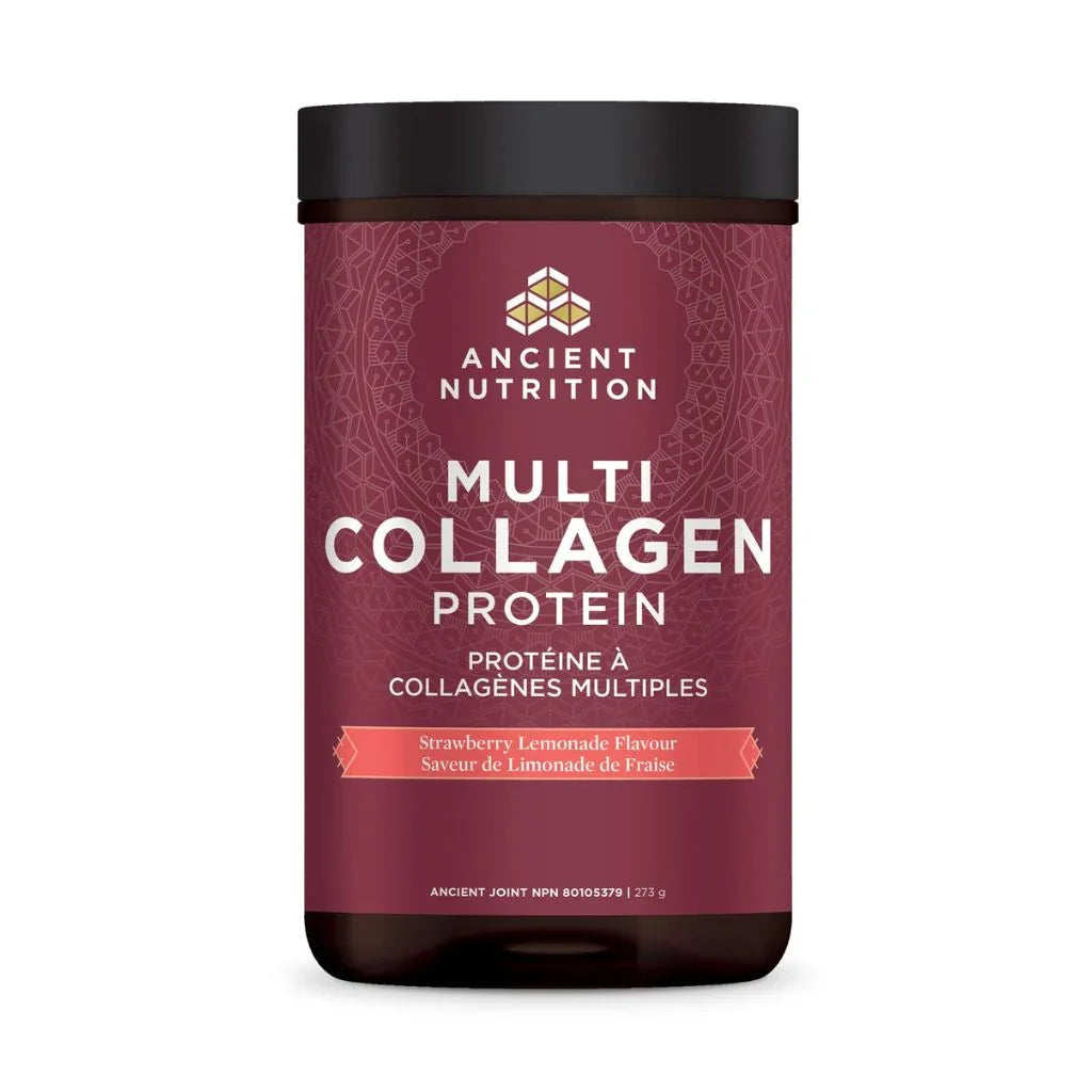 multiple collagen protein strawberry lemonade Ancient Nutrition - La Boite à Grains