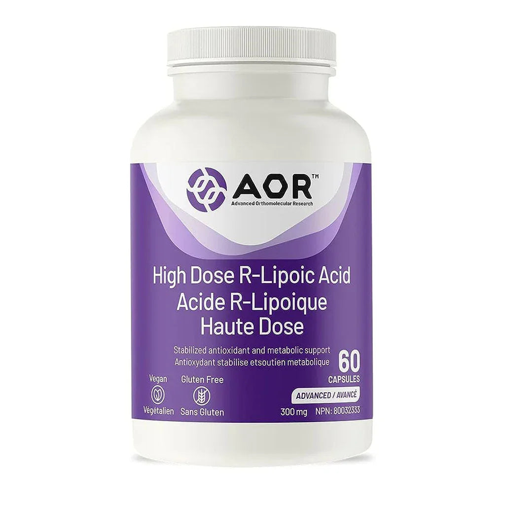 aor r-lipoic acid high dose 60 capsules
