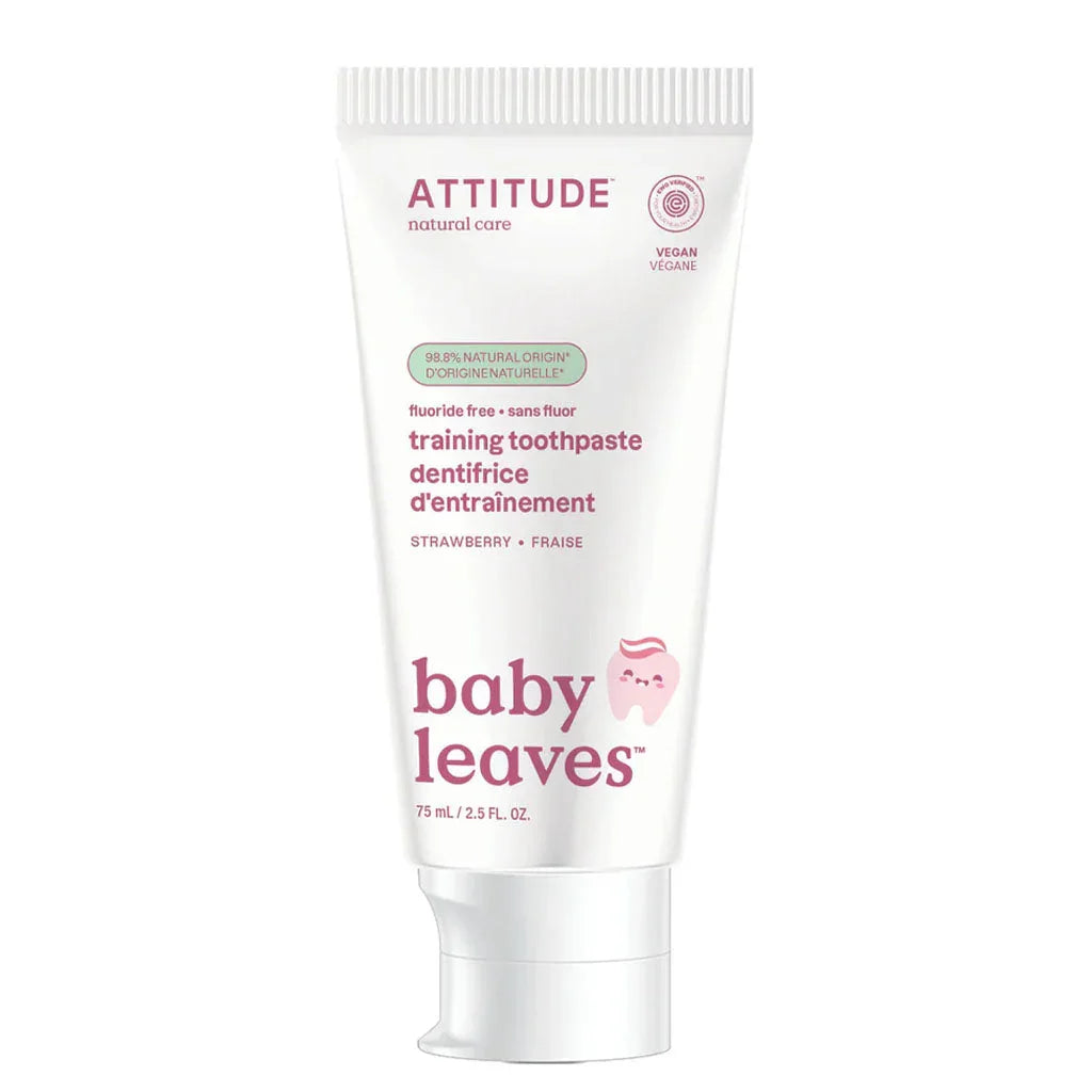 Attitude dentifrice d'entraînement fraise baby leaves 75 ml - La Boite à Grains