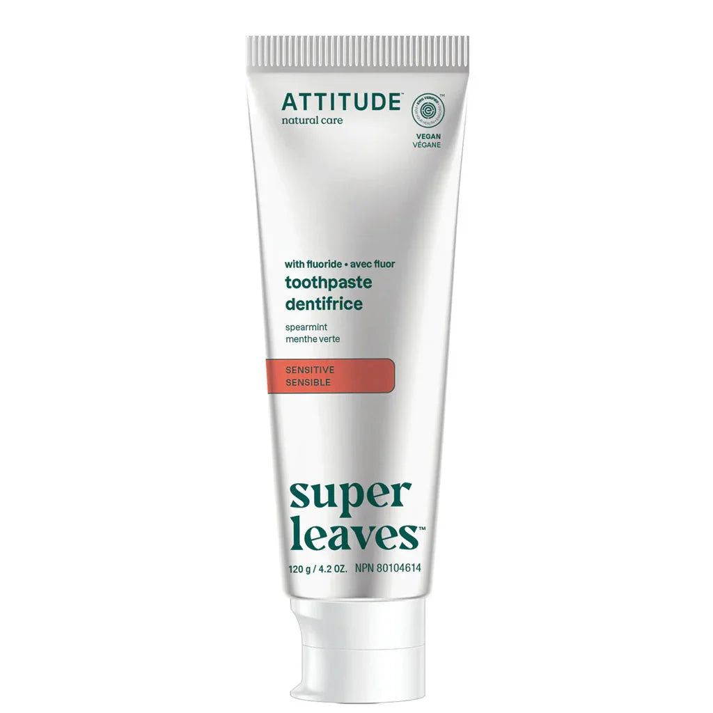 Attitude sensitive spearmint toothpaste without fluoride 120 g - La Boite à Grains