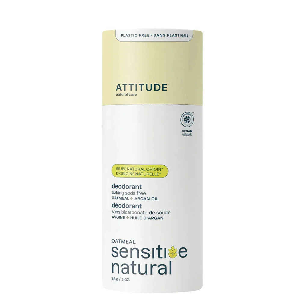 Attitude deodorant oats and argan oil without baking soda 85 g - La Boite à Grains