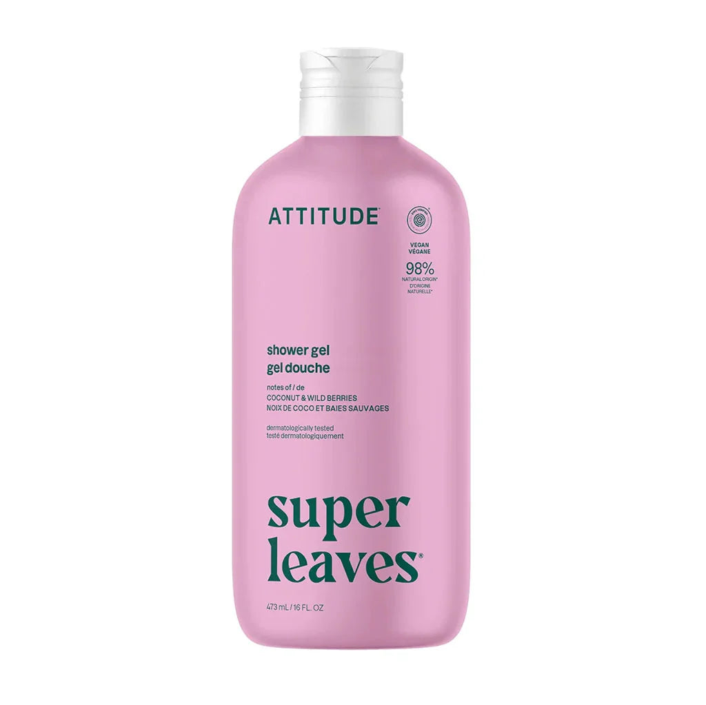 Attitude coconut and wild berry shower gel - La Boite à Grains