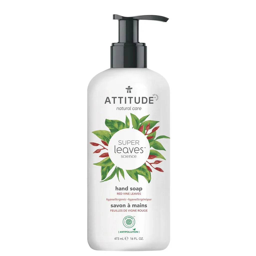 Attitude super leaves natural hand soap red vine leaves 473 ml - La Boite à Grains