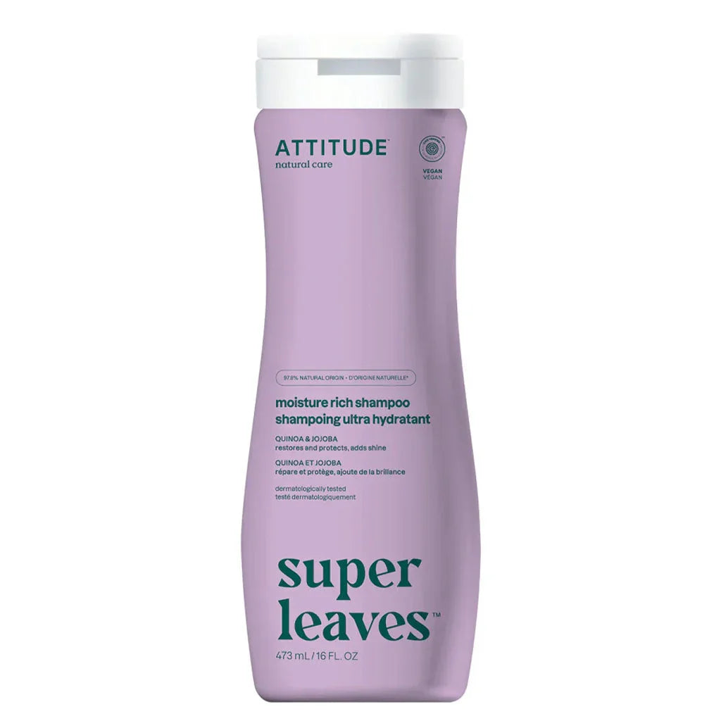 Attitude shampoing super leaves ultra hydratant quinoa jojoba 473 ml - La Boite à Grains