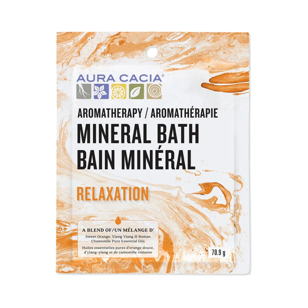 aura cacia mineral bath relaxation 70.9 g