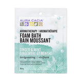aura cacia invigorating bubble bath ginger and mint