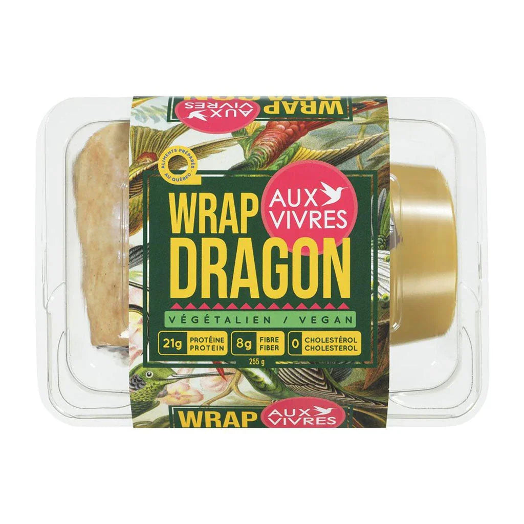 vegan dragon wrap Aux Vivres - La Boite à Grains