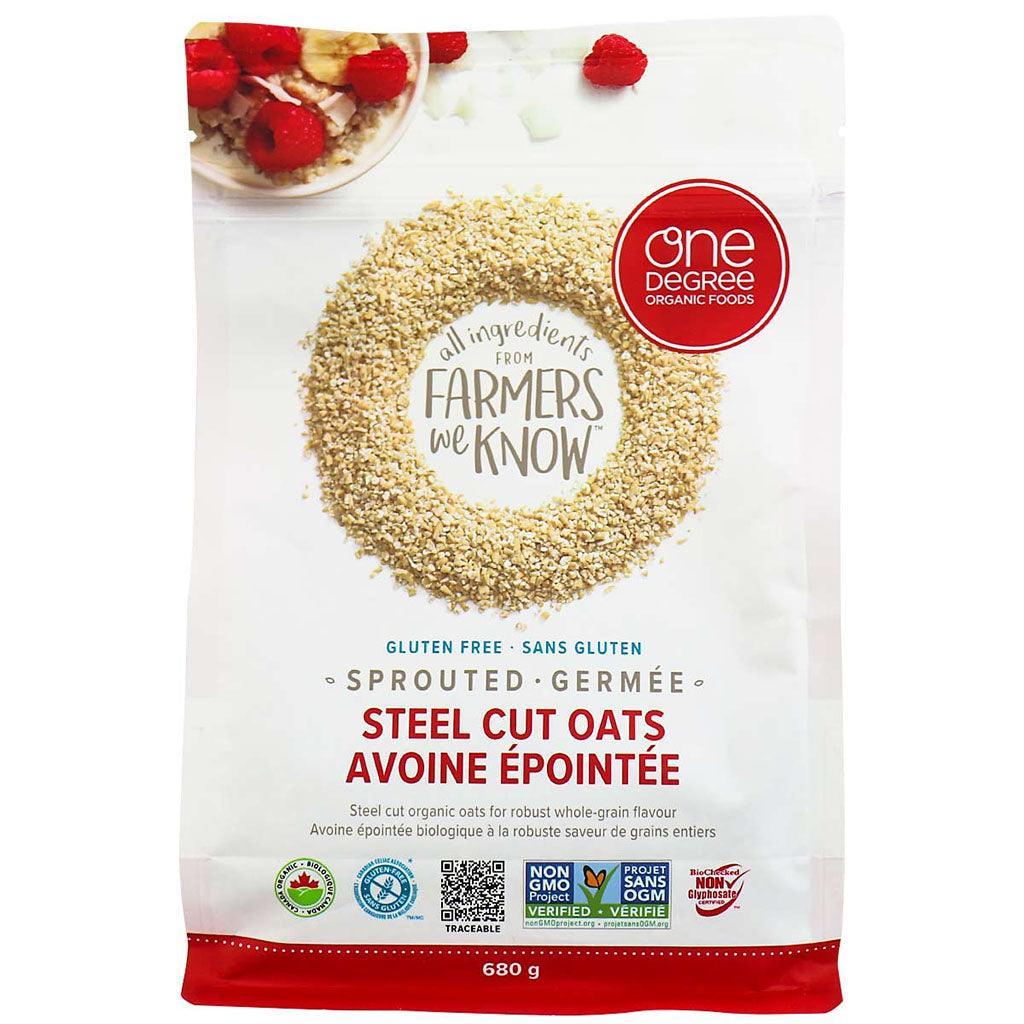 One Degree Organic Gluten Free Sprouted Steel Oats - La Boite à Grains