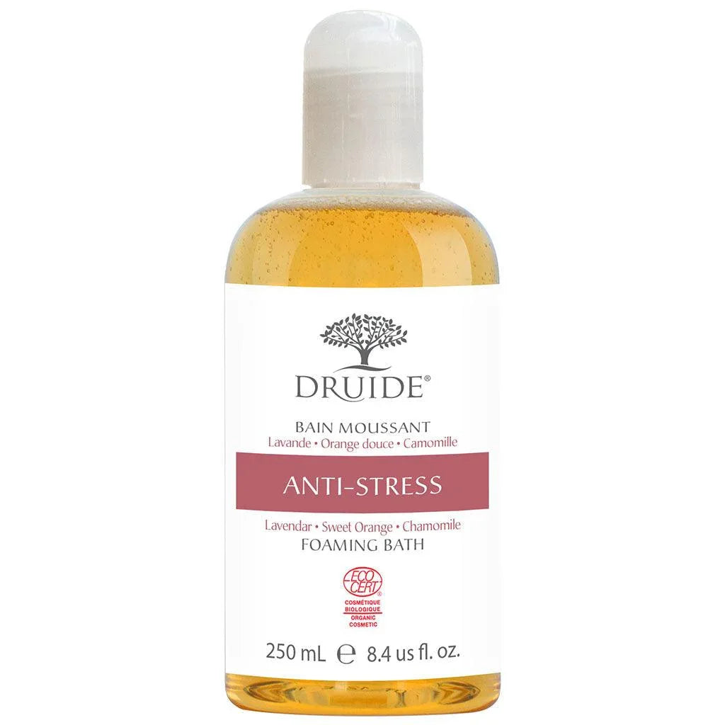 Anti-Stress Bubble Bath Lavender Sweet Orange Chamomile Druide - La Boite à Grains