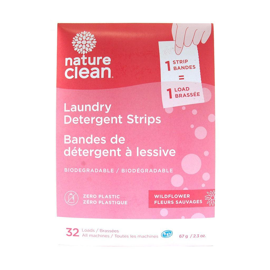 Nature Clean Wildflowers Biodegradable Laundry Detergent Strips - La Boite à Grains