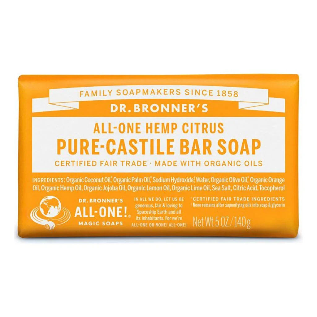 Pure Castile Soap Bar - Citrus & Orange Dr. Bronner's - La Boite à Grains