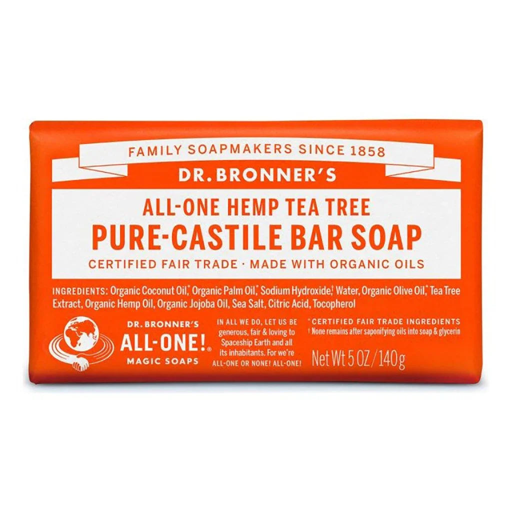 Pure Castile Soap Bar - Dr. Bronner's Tea Tree - La Boite à Grains