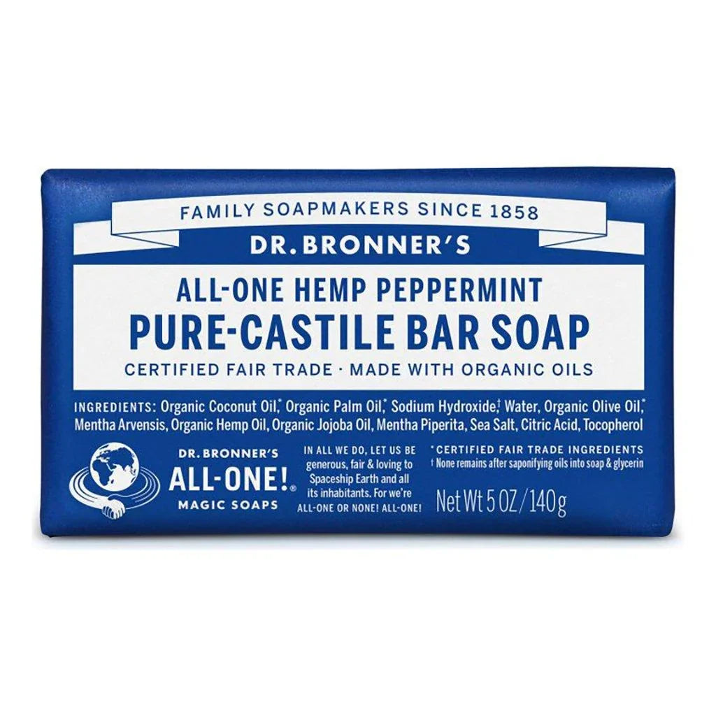 Pure Castile Soap Bar - Peppermint Dr. Bronner's - La Boite à Grains