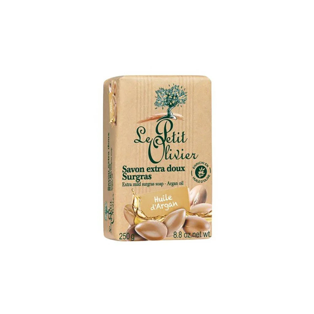 Extra Gentle Surgras Argan Oil Soap Bar Le Petit Olivier - La Boite à Grains