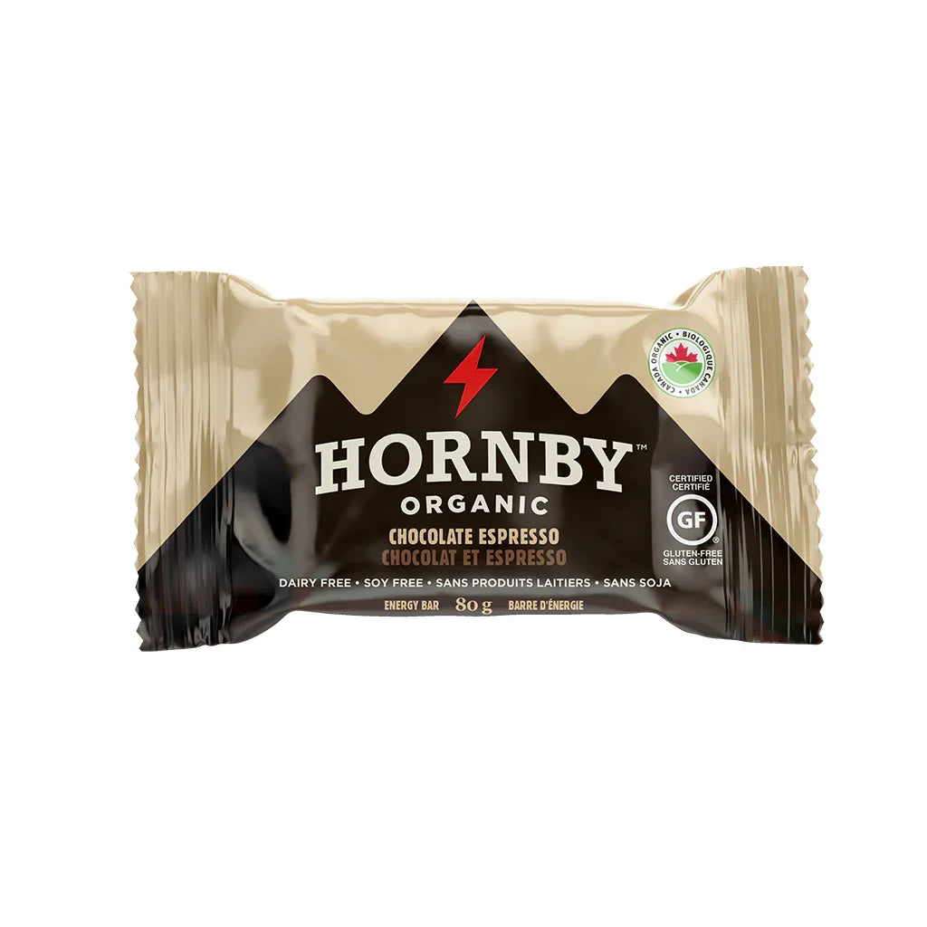Hornby Organic Chocolate and Espresso Energy Bar - La Boite à Grains