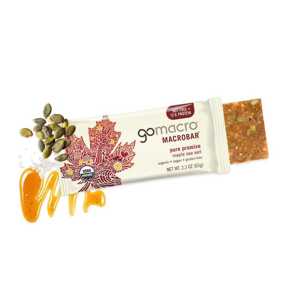 Barre Promesse Pure Érable Sel de Mer GoMacro - La Boite à Grains