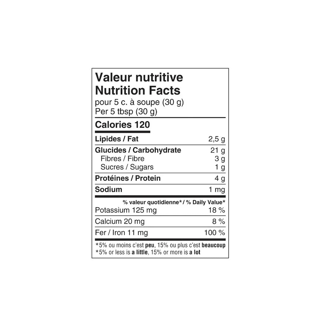 mélange d'avoine texturé bleuet coco pour bébé Belov - La Boite à Grains
